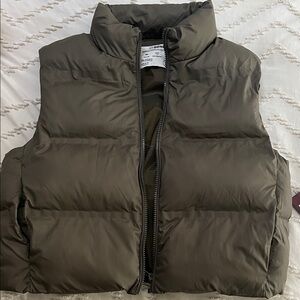 Ci Sono women's Dark Green Puffer Vest